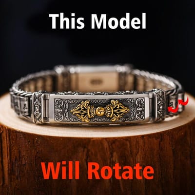Armband Heren Persoonlijkheidsstijl Retro Creatief Handgeweven Zes-letterige Mantra Tonvormige Kraal Ketting voor Vriend Cadeau 20cm brown
