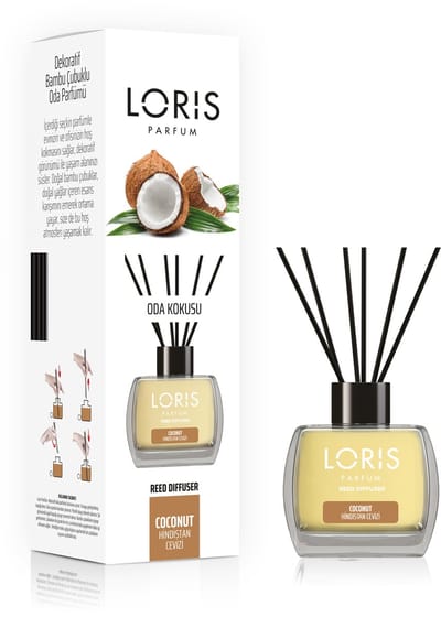 Loris Parfum - Geurstokjes - Parfum - Huisgeur - Huisparfum - Coconut - 120 ml