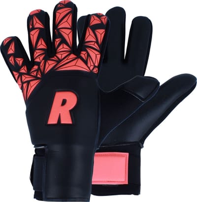 Real Spyder 2 Keepershandschoenen Kinderen - Fluorood / Zwart | Maat: 7,5