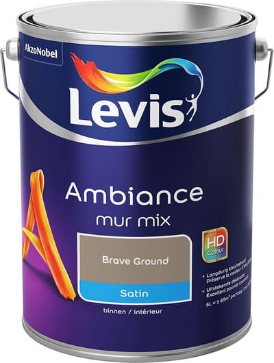 Levis - Ambiance Mur Satin Mix - Brave Ground - Mengverf - 5 L