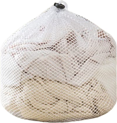 Duurzame grofmazige waszak, 3-pack