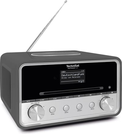 TechniSat DIGITRADIO 586 internetradio met DAB+ - Antraciet/Zilver