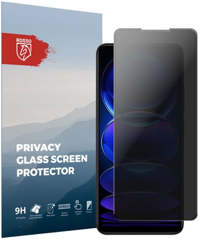 Rosso Xiaomi Redmi Note 12 Pro / Poco X5 Pro 9H Tempered Glass Screen Protector Privacy