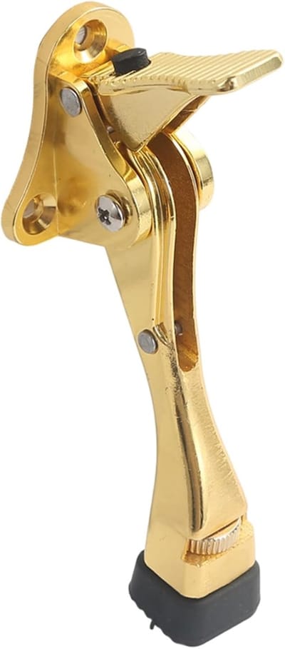 Deur Stopper - Deurhouder - Deur Open Houden - Verstelbaar Heavy Duty - One Touch Bediening - Goud