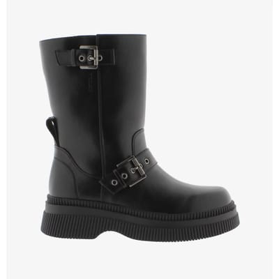 Dames enkellaarsjes Victoria Dublin Hebillas Efecto Piel