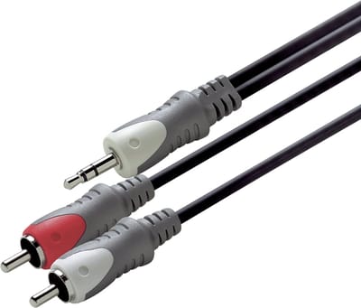 Scanpart mini Jack naar tulp kabel 1.5 meter - Jack 3.5 mm naar tulp - Audio kabel tulp naar Mini jack - Universeel