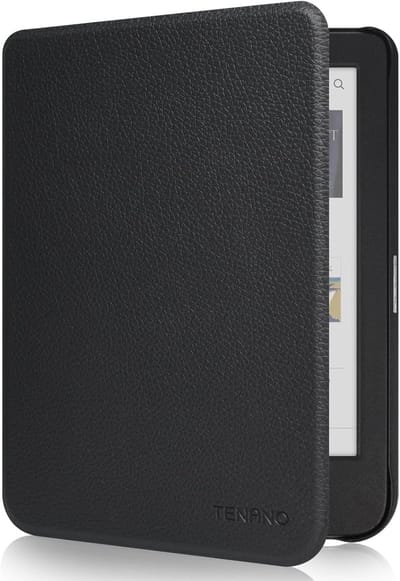 Slanke Beschermhoes voor 6 Inch E-Readers met Auto Sleep/Wake - Zwart