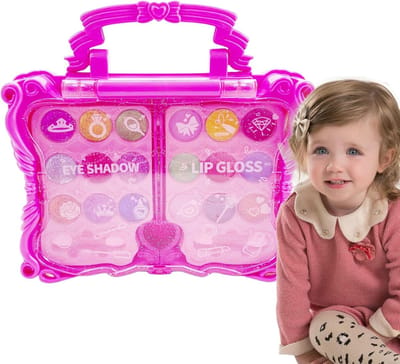 Meisjes Schmink Set - Prinses Cosmetisch Speelgoed - Feestjes Thuis - Echt Wasbaar - 19 x 19 x 7 cm