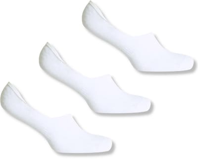 Norfolk Footies - Anti-slip Hak - 3 Paar Onzichtbare Sokken - 80% Katoen - 35-38 - Wit - Footies Dames - Tokyo