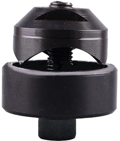 27.5mm metalen hexagonale perforator voor staalplaat en roestvrij staal, ideaal voor precisiewerk en ambachtelijke projecten