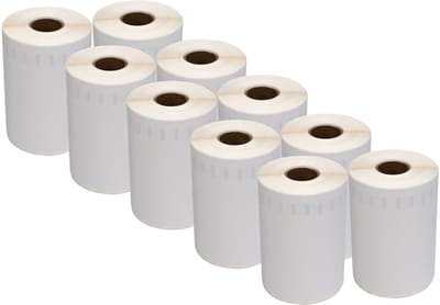 DULA Dymo Compatible labelprinter 550 labels - 2166659 - XL DHL verzendlabel - Wit - 10 rollen - 102 x 210 mm - 140 labels per rol