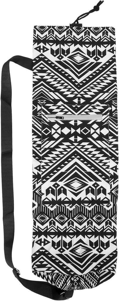 Yogatas Canvas - Mat Draagtas - Sporten en Reizen - Verstelbare Band - 80 x 25 cm - Bedrukt