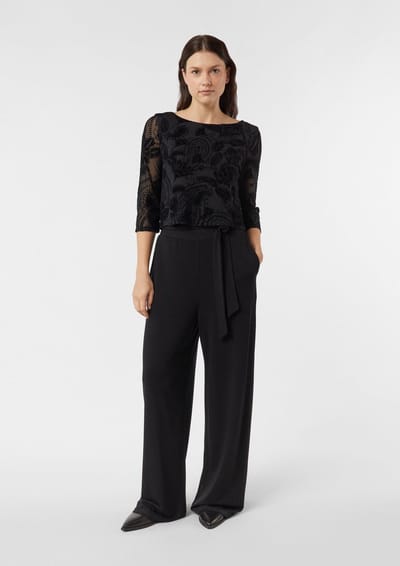 Dames 3/4 Mouwen Jersey Jumpsuit COMMA