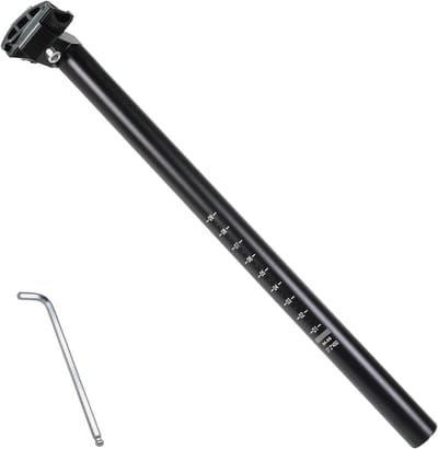 Fiets Zadelpen 27,2 mm - Aluminiumlegering Zadelpen 450 mm voor Fiets
