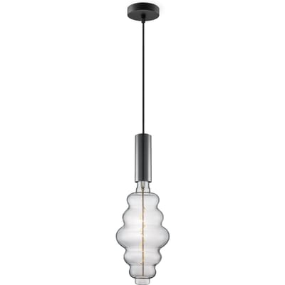 Home sweet home hanglamp Saga zwart Cloud - helder