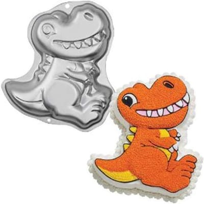 Daity 3D Dinosaurus Bakvorm Aluminium Cakevorm DIY Verjaardagstaartvorm Keukenbenodigdheden - Geschikt voor Thuisbakkers en Professionele Banketbakkers - Cake Bakbenodigdheden