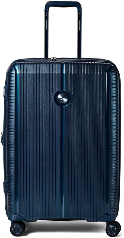 Polestream Paris 4 wielen Trolley 69 cm met uitbreidingsplooi - Harde bagage - TSA slot - blue metallic