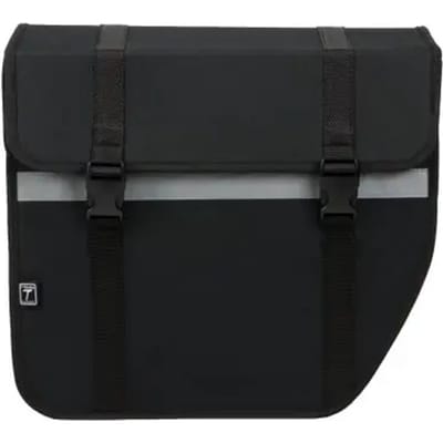 Willex Enkele Fietstas Shopper - Afgeschuind - Rechts - 17L - Zwart