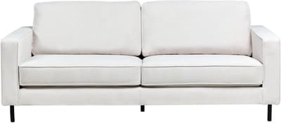 SAVALEN - Driezitsbank - Gebroken wit - Polyester