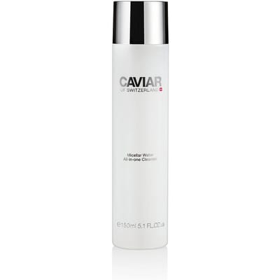 Caviar Of Switzerland, Tout-en-Un, Nettoyant, Eau Micellaire, Tous Types de Peau, 150 ml