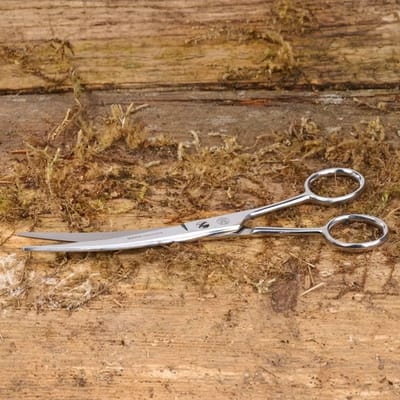 Mars Coat-King Professionele gebogen trimschaar – roestvrij staal – gepolijste snijkanten – 18 cm