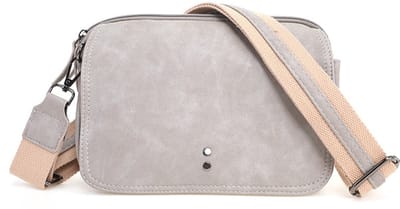 I'm Dutch - Madrid - Schoudertasje - Crossbodytasje - Lichtgrijs - Praktisch - Elegant