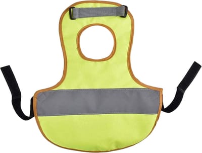 Gaun Kippenvest - Kippenvest - Geschikt voor kippen - Ter bescherming van hennen - Geel/Reflecterend - One size