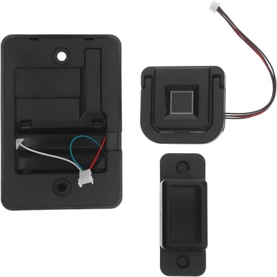 Vingerafdruk Kastslot - Biometrisch Deurslot - Meubels Beveiligen - Zonder Boren Installatie - 8.6 x 5.9 cm - Zwart