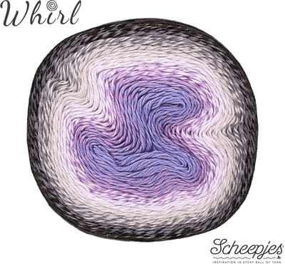Scheepjes Whirl 1000m - Dark Grape Squish