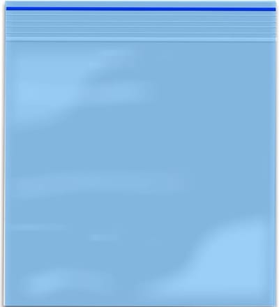 100x Gripzakjes 90 x 90mm Blue Tinted/ Blauw Tint 90 micron ZWARE KWALITEIT