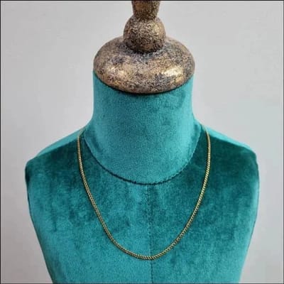 Aramat Jewels | Halskettingen | Stalen Cuban Chain gourmet Ketting | 50cm / 2.3mm |50cm | | Staal | Volwassenen | Verkleurd niet