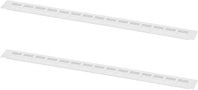 Afdekking Luchtjets - Ventilatierooster Jaloezie - Ventilatie Cirkuleren - Antislip Groefontwerp - 600 x 50 mm - Zilver