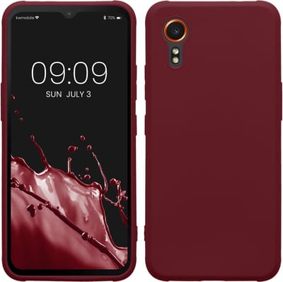 kwmobile telefoonhoesje geschikt voor Samsung Galaxy Xcover7 - Hoesje voor smartphone - Back cover in bordeaux-violet