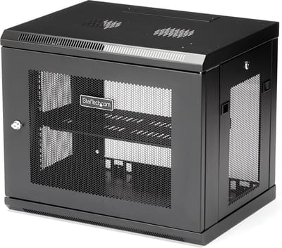 StarTech.com 9U Wall-Mount Rack - 17 in. Deep