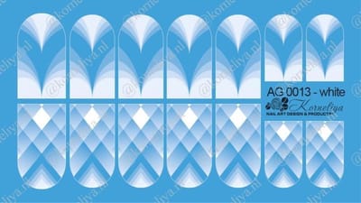 Korneliya Airbrush Waterdecal AG 0013 White