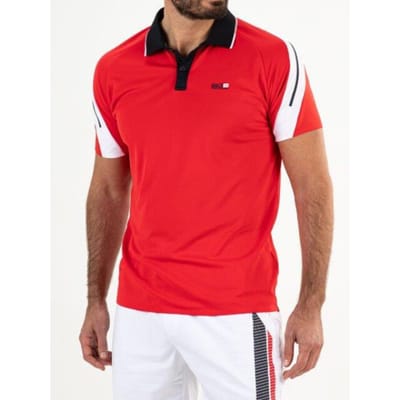 SJENG SPORTS - cliffort - Tennis polo korte mouw heren - Rood