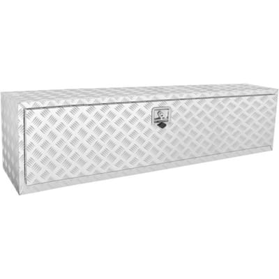 VEVOR Onderbouwgereedschapskist voor vrachtwagens, 1524 x 430 x 460 mm, opbergbox voor pick-ups, aluminium gereedschapskist met slot en sleutels, waterdichte gereedschapskist voor vrachtwagens, bestelwagens, trailers etc.