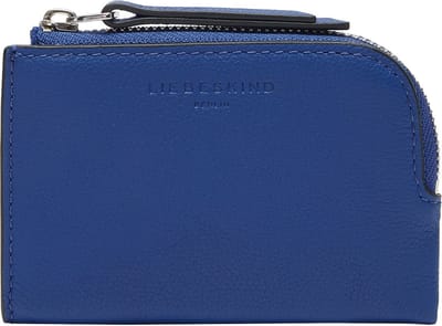 LIEBESKIND BERLIN Leren Kaarthoes Seasonal Noos Harris Lena Purse Berlin Blue Blauw