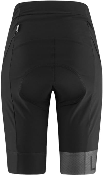 Loeffler fietsbroek kort W Bike Tights Hotbond® RF SQL voor dames - Zwart