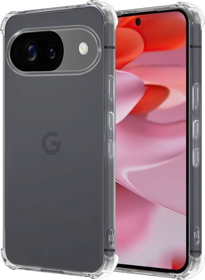Hoesje - Geschikt voor Google Pixel 9 - Sterk & Shockproof - Siliconen Case - Back Cover - Telefoon Hoes Shock Proof - Transparant