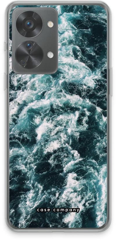 Case Company® - Hoesje geschikt voor OnePlus Nord 2T hoesje - Zee golf - Soft Cover Telefoonhoesje - Bescherming aan alle Kanten en Schermrand