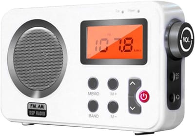 Waterdichte Douche Radio met AM/FM en LCD Scherm