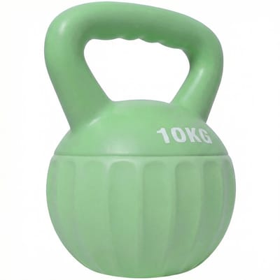 SPORTNOW Kettlebell-Zand-21L x 21B x 27H cm-Groen