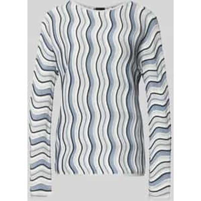 Loose fit gebreide pullover van katoenmix