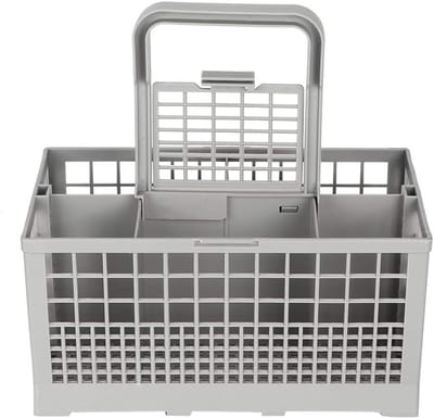 Vaatwasser Bestekmand - Zilverwerk Mand - Vaatwas Organisatie - Universele Pasvorm - 24cm Lengte - Zilverkleurig