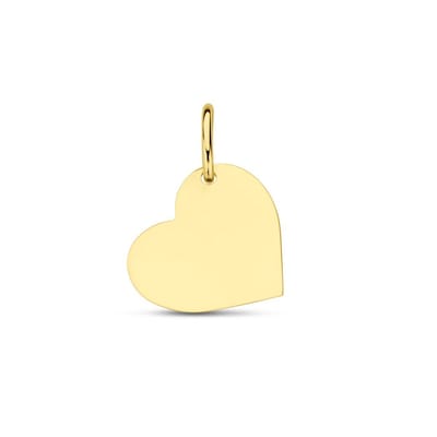 14K geelgoud graveerhanger hart 4029838