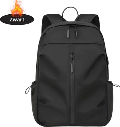 Livano Rugzak - Dames - Heren - Meisje - Jongens - Backpack - Schooltas - Laptoptas - Zwart