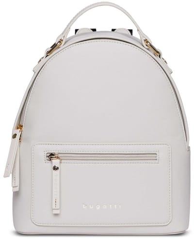 bugatti vrije tijd rugzak rugzak Ella Backpack Beige Saffiano