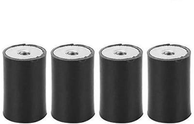 Rubberen buffers voor trillingsdemping - Set van 4, voor machines en apparaten - Niet-giftige dempers met DD20*30 M6 - Duurzame dempingselementen