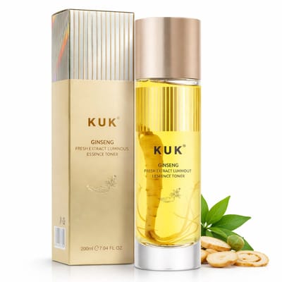 Korean Skincare Ginseng Serum 200 ml – Essence Toner met Echte Ginsengwortel – Hydraterend & Glow – Anti-Aging Verzorging